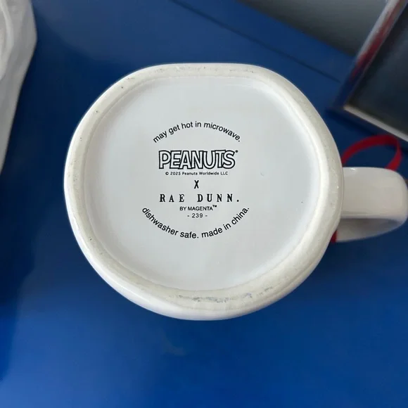 Rae Dunn Peanuts Snoopy Valentine’s Day Be Mine Double Sided Mug - Picture 8 of 8